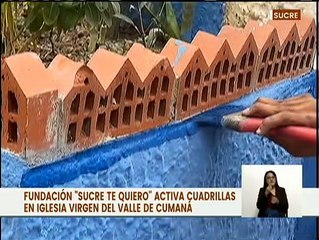 Sucre | Cuadrillas realizan trabajos de rehabilitación en la iglesia  Virgen del Valle de Cumaná