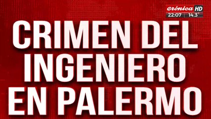 Crimen del ingeniero en Palermo: la pista del encapuchado rojo