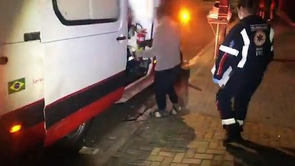 Agredido ontem, homem aciona Samu para atendimento no Parque São Paulo