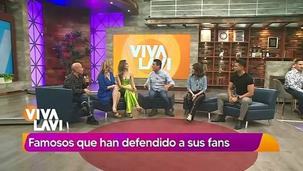 Famosos que han defendido a sus fans
