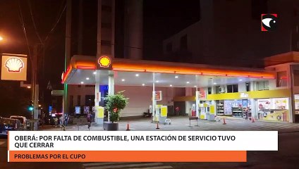 Oberá: por falta de combustible, una estación de servicio tuvo que cerrar
