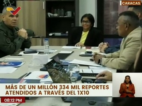 Consejo de Vicepresidentes Sectoriales evalúa avances de las Bricomiles y del 1X10 del Buen Gobierno