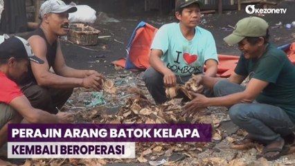 Seminggu Tutup Imbas Polusi, Perajin Arang Batok Kelapa Kembali Beroperasi di Cipayung