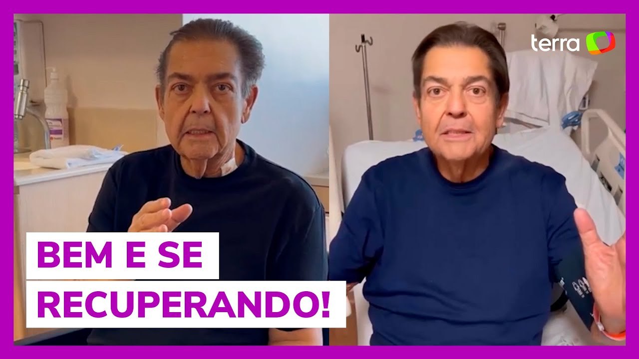Faustão manda recado para fãs e agradece doador de coração
