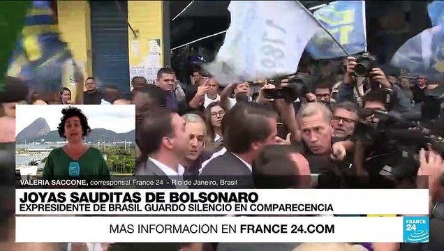 Informe desde Río de Janeiro: Jair Bolsonaro compareció en caso de joyas sauditas