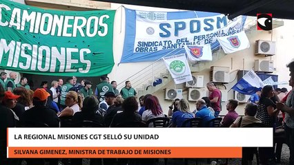 La regional Misiones CGT selló su unidad