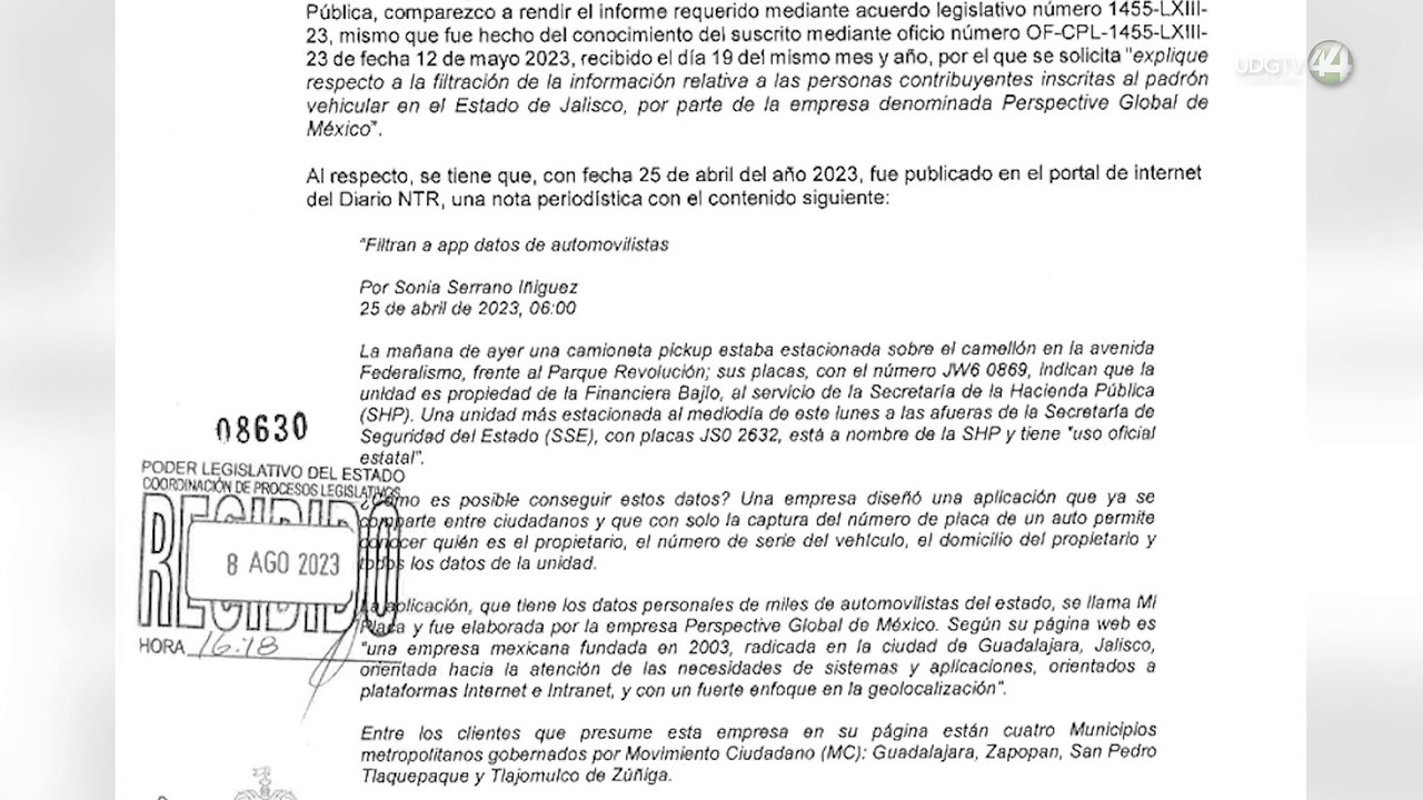 Se lavan las manos por filtración de datos