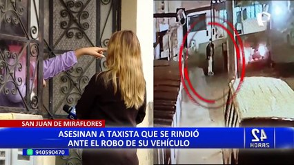 SJM:  asesinan a taxista que se rindió ante el robo de su vehículo