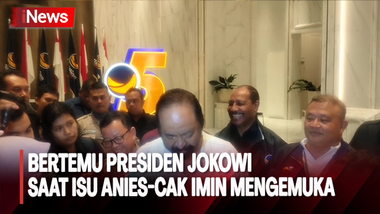 Surya Paloh Bertemu Presiden Jokowi saat Isu An...