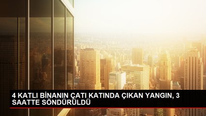 İzmir'de bir binada çıkan yangın söndürüldü