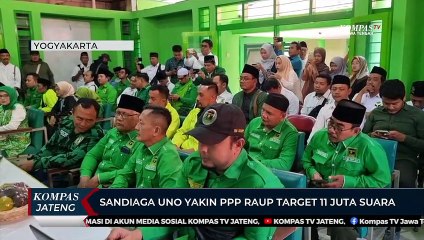 Sandiaga Uno Yakin PPP Raup Target 11 Juta Suara