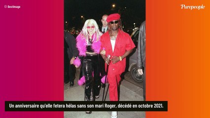 "Il a dit oui à une drag queen" : Lââm, photo de son mariage avec son défunt mari, perruque blonde et tenue inattendue