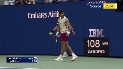 Alcaraz eases into US Open third round