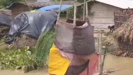 दरभंगा: बाढ़ ने मचाई तबाही, चारों तरफ पानी से हाहाकार