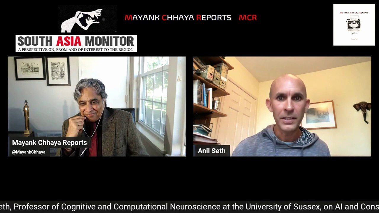 Indo-British neuroscientist Anil Seth speaks with Mayank Chhaya on AI and consciousness | SAM Conversation