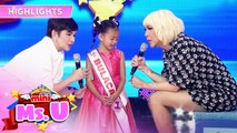 Vice Ganda tests the imagination of Mini Miss U Eunice | It's Showtime Mini Miss U