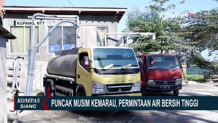 下载视频: Permintaan Air Bersih di Puncak Musim Kemarau Meningkat, Depot Air Bersih di Kota Kupang Kewalahan!