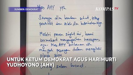 Penampakan Surat Anies Baswedan Meminta AHY Jadi Cawapres