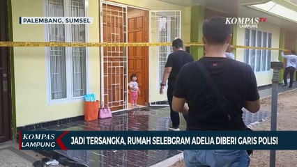 Usai Jadi Tersangka, Rumah Selebgram Adelia Diberi Garis Polisi