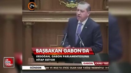 Cumhurbaşkanı Erdoğan'ın Gabon Parlametosu'nda yaptığı konuşma yeniden gündemde