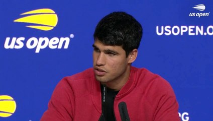 US Open 2023 - Carlos Alcaraz : "Novak's draw has cleared up a lot, but I'm sure he won't let his guard down and neither will I"