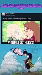 Choji proposes to Lady Tsunade