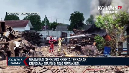 PT KAI Minta Maaf Atas Kebakaran di PKLG Purwakarta