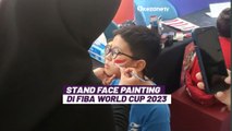 Meriahkan FIBA World Cup 2023, Jasa Lukis Wajah Diminati Penonton Basket