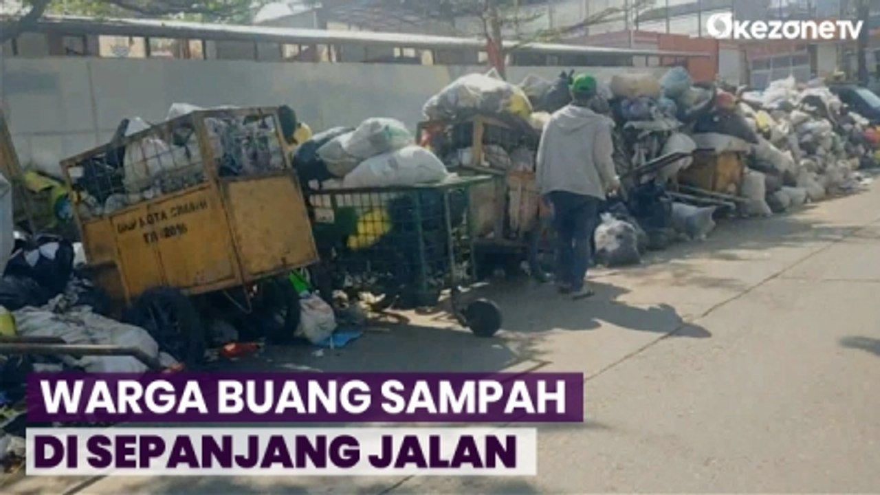 Imbas Terbakarnya TPA Sarimukti, Sampah Menggunung di Kota Cimahi