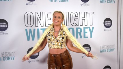 Ashlee Keating "One Night with Corey" Comedy Show Red Carpet Event