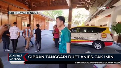 Gibran Tanggapi Duet Anies-Cak Imin