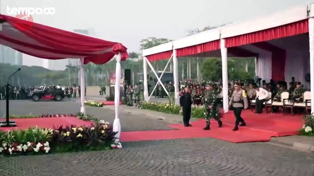 Kapolri Pimpin Apel, Tegaskan TNI-Polri Siap Amankan KTT ASEAN 2023
