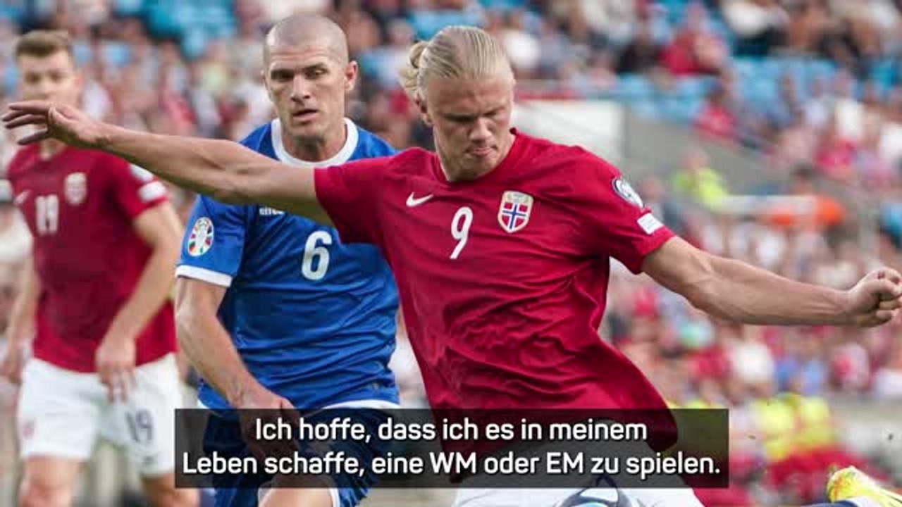 Haaland: "Nun will ich was mit Norwegen erreichen"