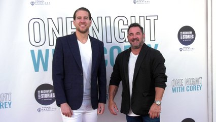 Patrick Custer and Darren Hobbs "One Night with Corey" Comedy Show Red Carpet Event