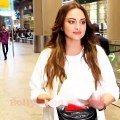 Sonakshi Sinha's White Elegance Shines Bright at the Airport