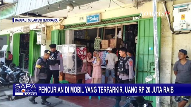 Aksi Pencurian Uang Rp20 Juta dari Dalam Mobil yang Terparkir Terekam CCTV!