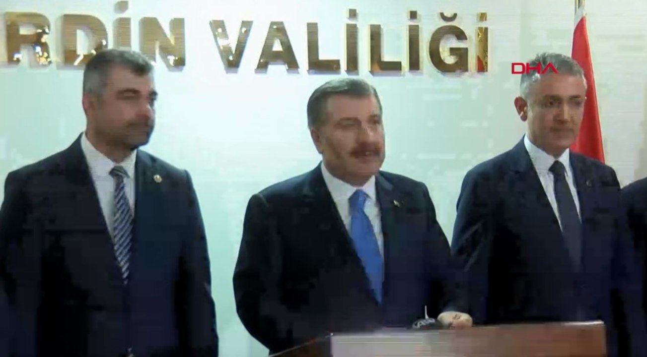 Sağlık Bakanı Fahrettin Koca, Mardin'de açıklamalarda bulundu