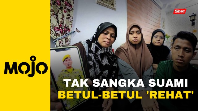 'Arwah beritahu nak berehat, tak sangka arwah betul-betul 'rehat' - Isteri anggota Rela