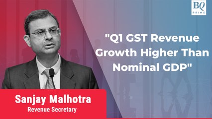 Q1 GST Revenue Growth Higher Than Nominal GDP