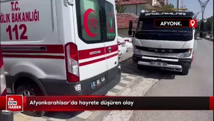 Afyonkarahisar’da hayrete düşüren olay