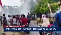 Diduga Korsleting Listrik, Satu Unit Mobil di Jalan Raya Banjarnegara Ludes Terbakar