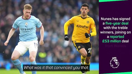 Nunes 'didn't think twice' before joining Manchester City