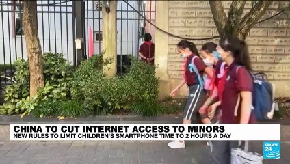 China to cut internet access to minors: New rules to limit children's smartphone time to 2 hours a day
