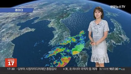 [생활날씨] 주말까지 남부·제주 비…일부 전남 '폭염주의보'