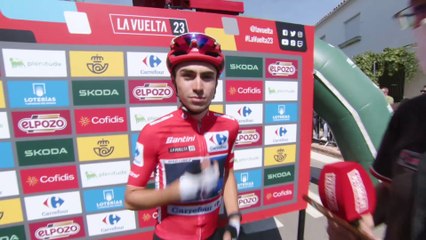 Tour d'Espagne 2023 - Lenny Martinez : "Ça fait bizarre, il y a tout le monde qui m'encourage, qui crie mon nom !"