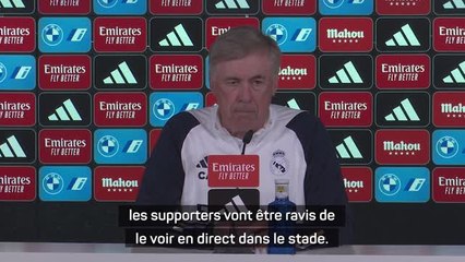 Real Madrid - Ancelotti : "Bellingham va être ravi de découvrir le Bernabéu"