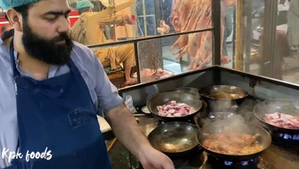 Shinwari Mutton Karahi Recipe _ Lahori Mutton Karahi _ Pakistani street food _