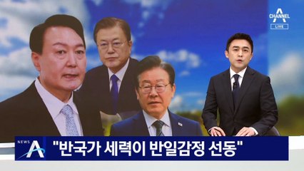 윤석열 대통령 “반국가 세력이 반일 감정 선동”