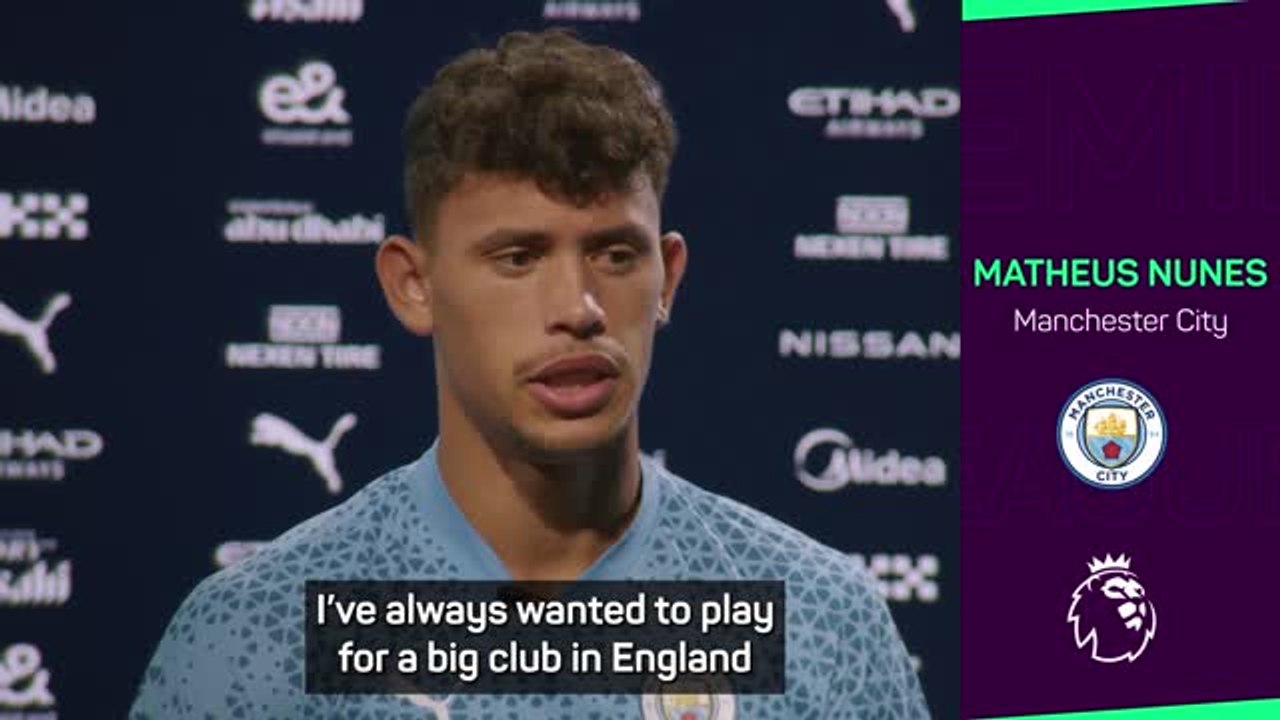 Nunes 'didn't think twice' before joining Manchester City