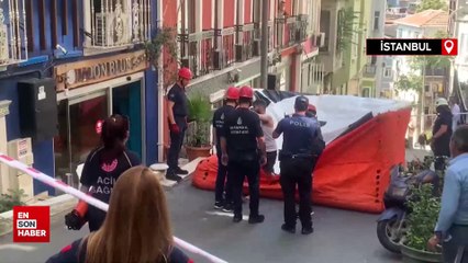 İstanbul'da telefondan tehdit edilince korkup cama çıktı